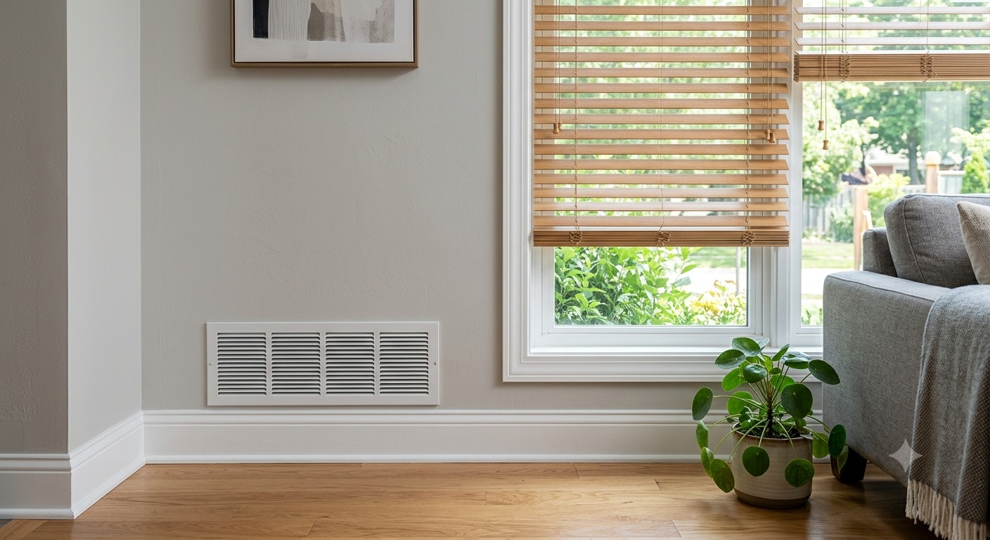 Professional baseboards, vents & blinds deep cleaning
