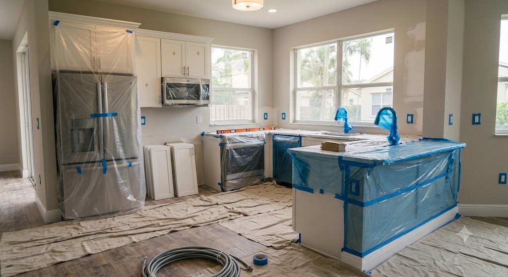 Professional fixtures, appliances & final touch post-construction cleaning