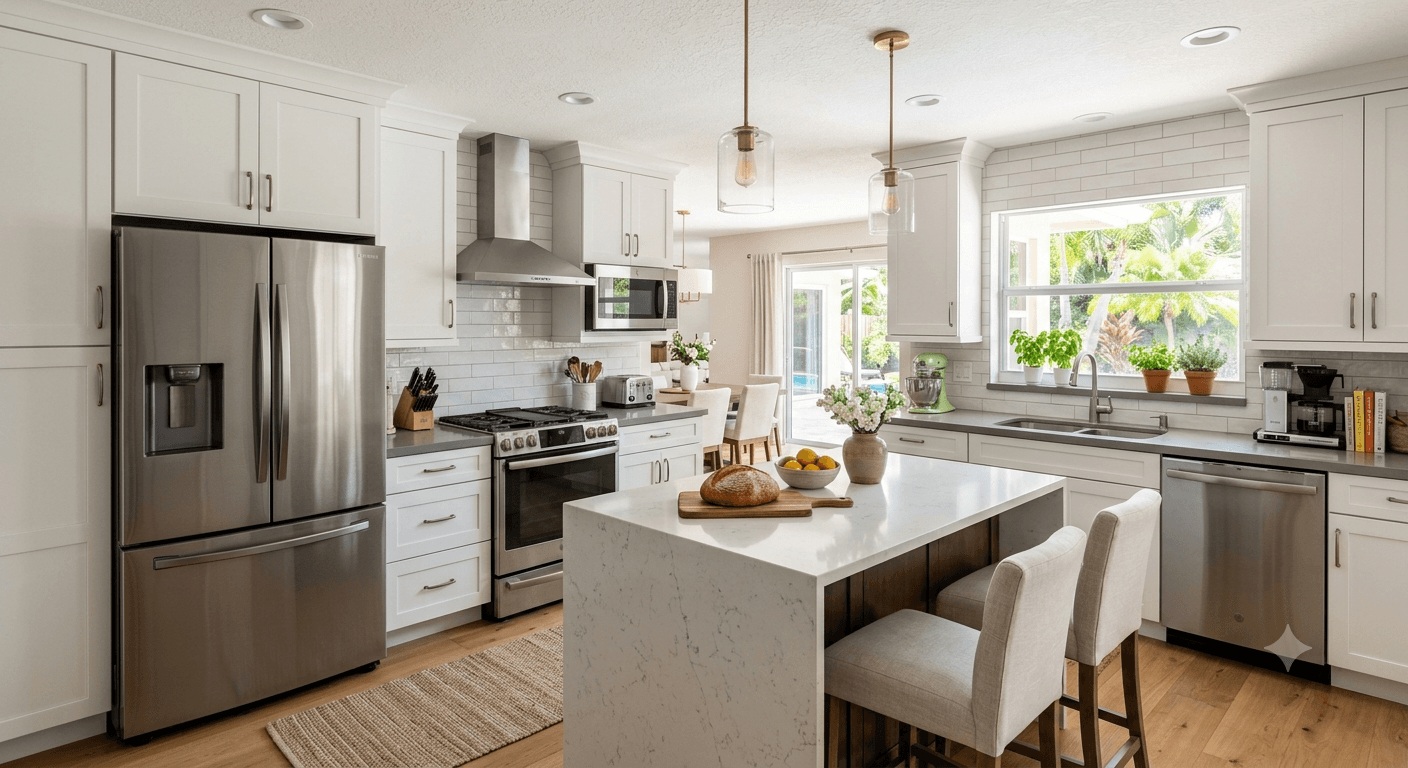 Professional kitchen & appliances deep cleaning